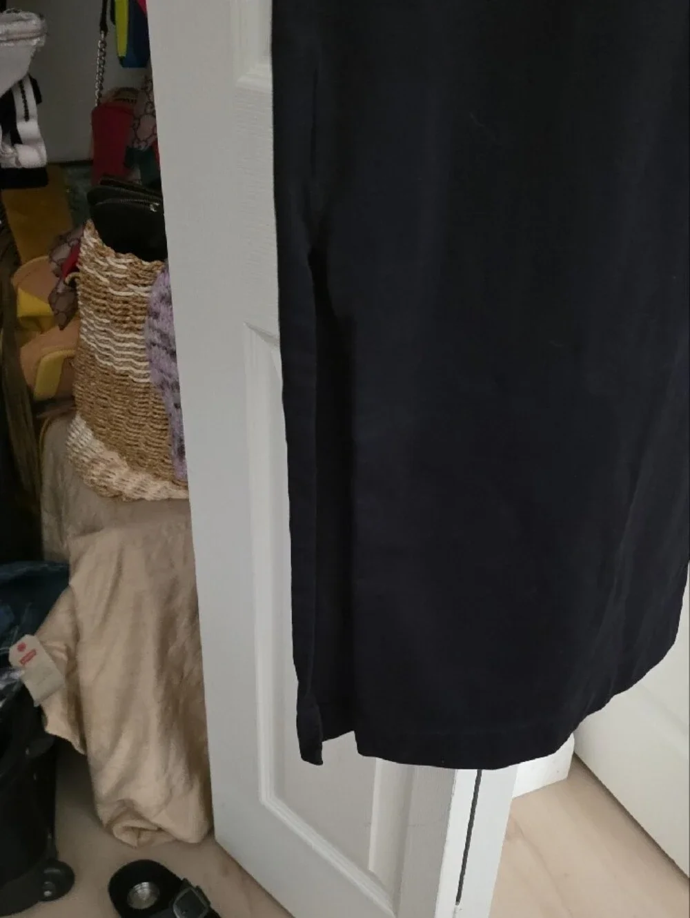 kate spade Black Maxi Dress with Short Sleeves